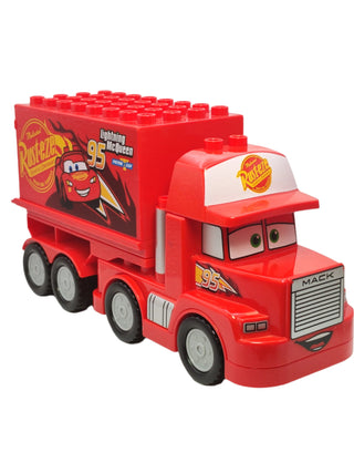 Duplo Mack - Short Cab and Trailer, crs020 (Missing Trailer Door) Minifigure LEGO®
