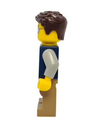 Male Driver with Dark Blue Jacket, twn396 Minifigure LEGO®