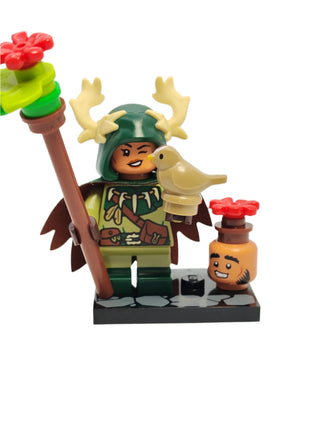 Halfling Druid, coldnd-5 Minifigure LEGO® Complete with Stand and Accessories