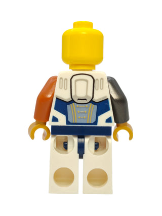 Male Astronaut - White Spacesuit with Bright Light Orange Armor, cty1709 Minifigure LEGO®