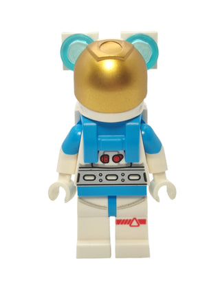 Lunar Research Astronaut - White and Dark Azure Suit with Backpack Lights, cty1414 Minifigure LEGO®