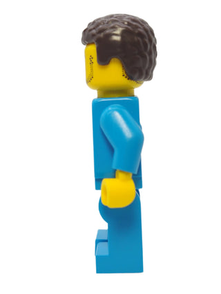 Lunar Research Astronaut - Dark Azure Jumpsuit and Stubble, cty1412 Minifigure LEGO®