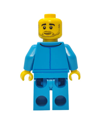 Lunar Research Astronaut - Dark Azure Jumpsuit and Stubble, cty1412 Minifigure LEGO®