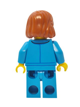 Lunar Research Astronaut - Dark Azure Jumpsuit with Dark Orange Hair, cty1411 Minifigure LEGO®