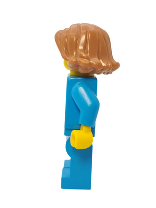 Lunar Research Astronaut - Dark Azure Jumpsuit with Medium Nougat Hair, cty1422 Minifigure LEGO®