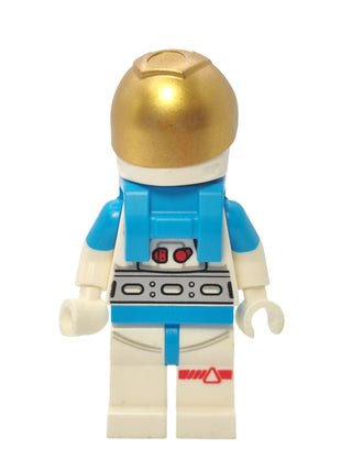 Lunar Research Astronaut - White and Dark Azure Suit and Metallic Gold Visor, cty1423 Minifigure LEGO®
