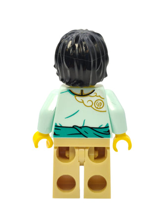 Lunar New Year Parade Participant - Light Aqua Tang Jacket, hol305 Minifigure LEGO®