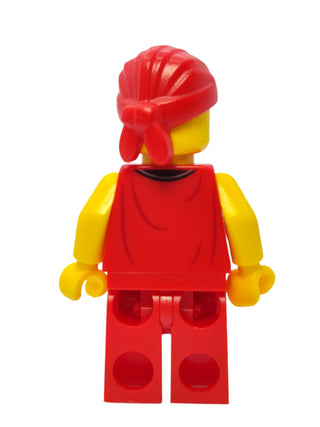 Lion Dance Musician - Red Robe with Gold Dragon, hol181 Minifigure LEGO®