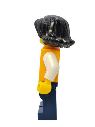 Lunar New Year Parade Spectator Female- Red and Bright Light Orange Jacket, hol307 Minifigure LEGO®