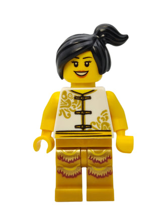 Lion Dance Woman - Gold Legs with Fringe, hol176 Minifigure LEGO®