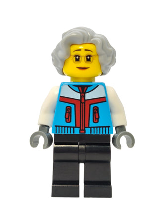 Lunar New Year Ice Festival Participant - Dark Azure Coat, hol280 Minifigure LEGO®