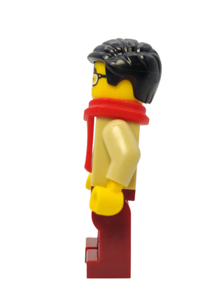 Lunar New Year Parade Spectator - Tan Sweater and Rabbit Glasses, hol309 Minifigure LEGO®
