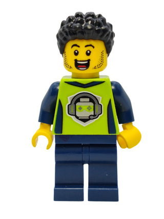 Gaming Tournament Announcer - Lime T-Shirt with Gaming Logo, cty1543 Minifigure LEGO®
