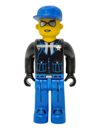 Police - Black Jacket and Sunglasses, 4j008 Minifigure LEGO®