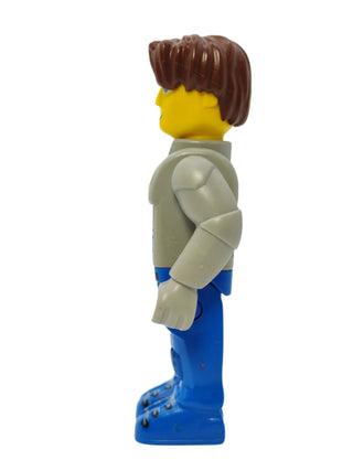 Jack Stone - Gray Jacket and Blue Legs, js004 Minifigure LEGO®
