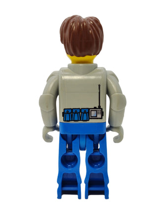 Jack Stone - Gray Jacket and Blue Legs, js004 Minifigure LEGO®