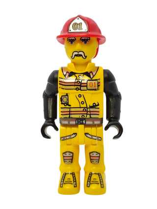 Fireman in Hat #1, js001 Minifigure LEGO®