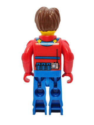 Jack Stone - Red Jacket and Blue Overalls, js015 Minifigure LEGO®