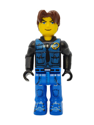Jack Stone - Black Jacket and Blue Vest, js013 Minifigure LEGO®