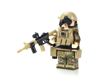 Army Ranger OCP SF Soldier Custom Minifigure, BB40 Custom minifigure Battle Brick