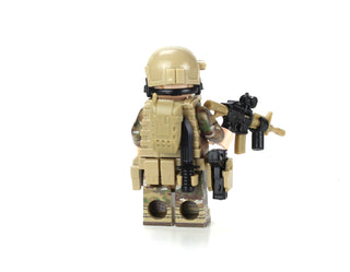 Army Ranger OCP SF Soldier Custom Minifigure, BB40 Custom minifigure Battle Brick