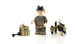 Army Ranger OCP SF Soldier Custom Minifigure, BB40 Custom minifigure Battle Brick