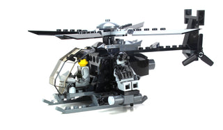 AH-6 Little Bird (3 Mini-Figures) Building Kit Battle Brick   