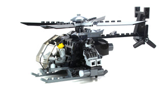 AH-6 Little Bird (3 Mini-Figures) Building Kit Battle Brick