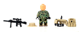 Force Recon Marine Sniper Custom Figure Custom minifigure Battle Brick   