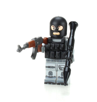 Mercenary Bandit Custom Minifigure, BB37 Custom minifigure Battle Brick