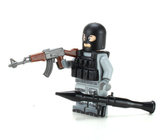 Mercenary Bandit Custom Minifigure, BB37 Custom minifigure Battle Brick