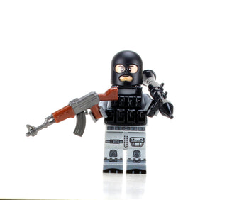 Mercenary Bandit Custom Minifigure, BB37 Custom minifigure Battle Brick
