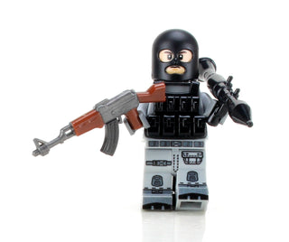 Mercenary Bandit Custom Minifigure, BB37 Custom minifigure Battle Brick