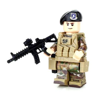 Army OCP 101st Airborne Soldier Made With Real LEGO® Minifigure