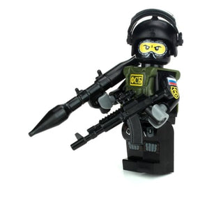 Russian FSB Spetsnaz Alpha Group Custom Minifigure, BB44 Custom minifigure Battle Brick