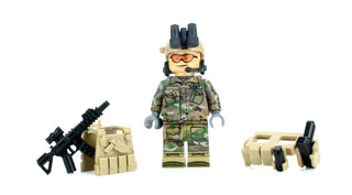 Army OCP 82nd Airborne Custom Minifigure, BB65 Custom minifigure Battle Brick