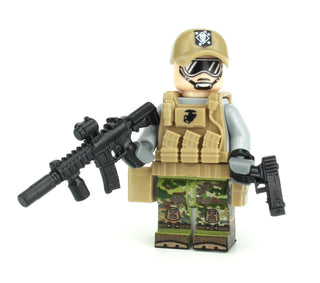 Marine Raider Special Forces Minifigure, BB61 Custom minifigure Battle Brick
