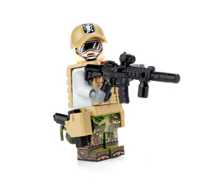 Marine Raider Special Forces Minifigure, BB61 Custom minifigure Battle Brick