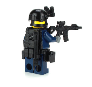 FBI Response Officer Custom Minifigure, BB67 Custom minifigure Battle Brick