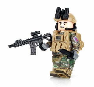 Army OCP Infantry 10th Mountain Minifigure, BB31 Custom minifigure Battle Brick