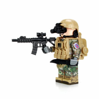 Army OCP Infantry 10th Mountain Minifigure, BB31 Custom minifigure Battle Brick