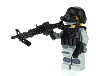 Army Helicopter Crew Chief Custom Minifigure, BB54 Custom minifigure Battle Brick