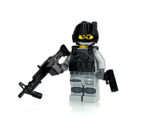 Army Helicopter Crew Chief Custom Minifigure, BB54 Custom minifigure Battle Brick
