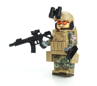 Army OCP 82nd Airborne Custom Minifigure, BB65 Custom minifigure Battle Brick
