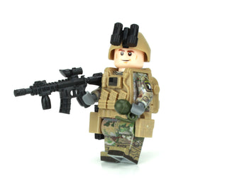 Army OCP 101st Airborne Minifigure, BB28 Custom minifigure Battle Brick