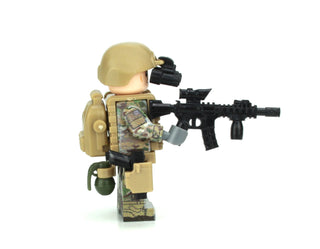 Army OCP 101st Airborne Minifigure, BB28 Custom minifigure Battle Brick