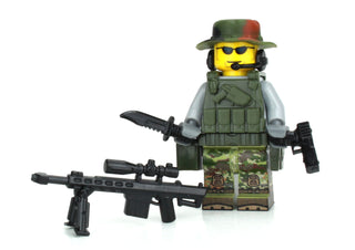 Value Special Forces Army Sniper Custom Minifigure, BB07 Custom minifigure Battle Brick