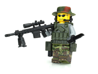 Value Special Forces Army Sniper Custom Minifigure, BB07 Custom minifigure Battle Brick