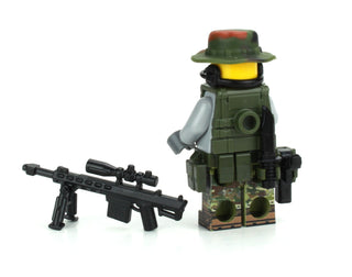 Value Special Forces Army Sniper Custom Minifigure, BB07 Custom minifigure Battle Brick
