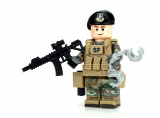 Air Force Security Forces Airman OCP Custom Minifigure, BB91 Custom minifigure Battle Brick